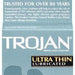Trojan Ultra Thin Lubricated Latex Condoms - 3 Pack