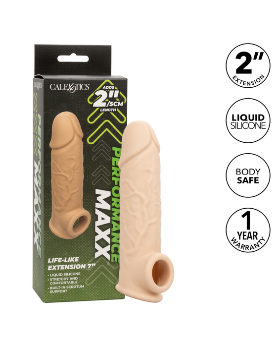 Performance Maxx™ Life-Like 7 Inch Extension with Ball Strap - Vanilla
