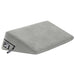The Liberator Wedge 24 Inches is a gray, wedge-shaped sex pillow with a soft cover, visible zipper, and small side tag—designed to provide enhanced comfort and deeper angles during intimacy.