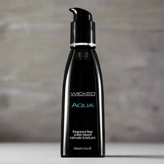 Wicked Aqua Fragrance Free Water Based Lubricant - Various Sizes