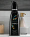Wicked Hybrid Silicone and Water Based Fragrance Free Personal Lubricant 4oz black bottle 
