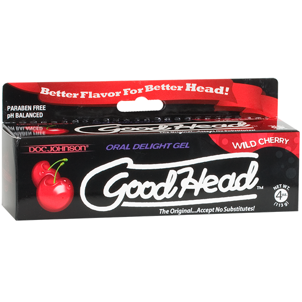 Good Head Oral Delight Gel - Wild Cherry 4 oz