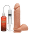 The D - Perfect D - Squirting 8 Inch With Balls - Vanilla with splooge juice