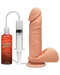 The D - Perfect D - Squirting 7 Inch With Balls - Vanilla with splooge juice