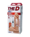 The D - Perfect D - Squirting 7 Inch With Balls - Vanilla in box angled to left