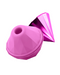 Sugar Pop Gem Air Pulsation Clitoral Stimulator - Pink with cap off