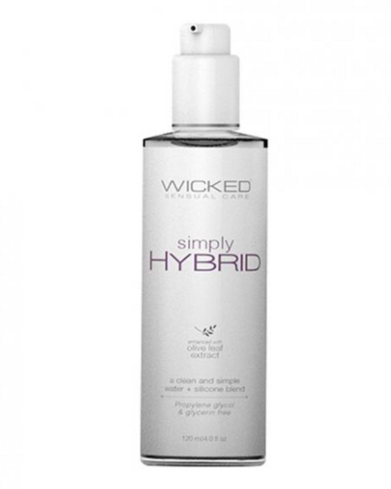 Wicked Simply Hybrid Lubricant - 4 oz close up 