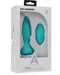 A-Play Thrust Adventurous Anal Plug with Remote - Teal in the package