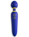 A blue waterproof Flip Powerful Beginner's Wand Vibrator with control buttons displayed on a white background by WOW.