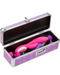 Lockable Vibrator Case Small - Purple with toys inside
