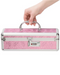 Lockable Vibrator Case Small - Pink hand holding the case