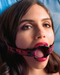 Scandal Wide Open Mouth Gag worn by a model