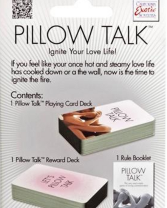 Pillow Talk Game by Calexotics Back of Box