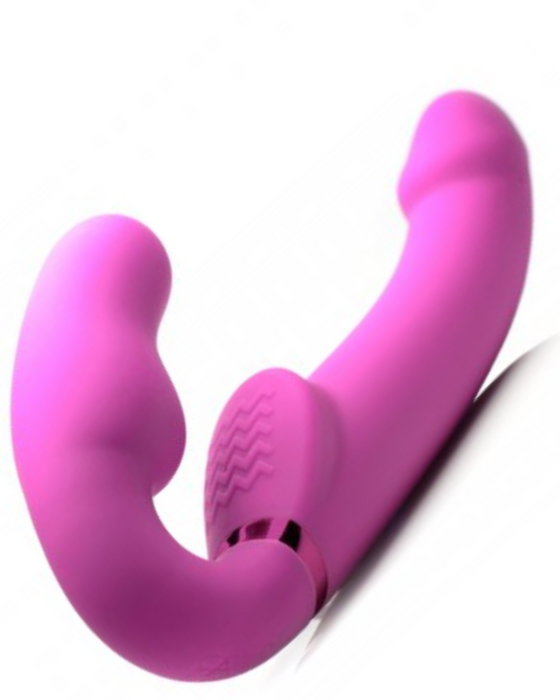 10x Evoke Ergo Fit Inflatable And Vibrating Silicone Strapless Strap-on