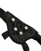 Ember Entry Level Adjustable Strap-on Harness - Black close up of the rings