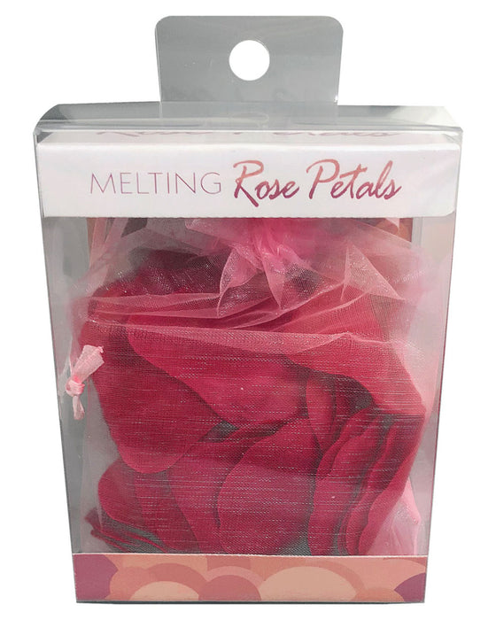 Melting Rose Petals for the Bath