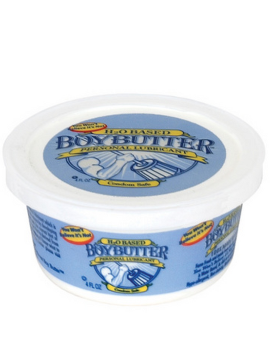Boy Butter H2O water based cream lubricant  4 oz tub
