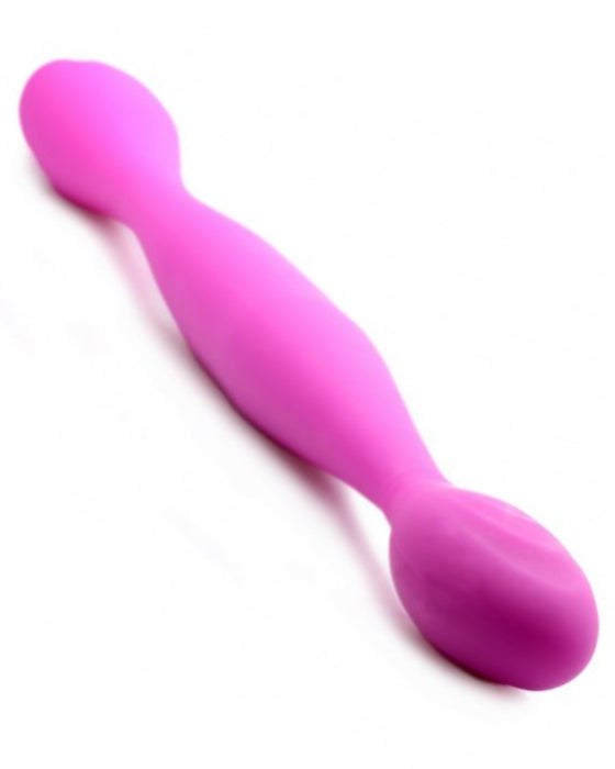Double Thump 7X Rechargeable Silicone Double Dildo straight