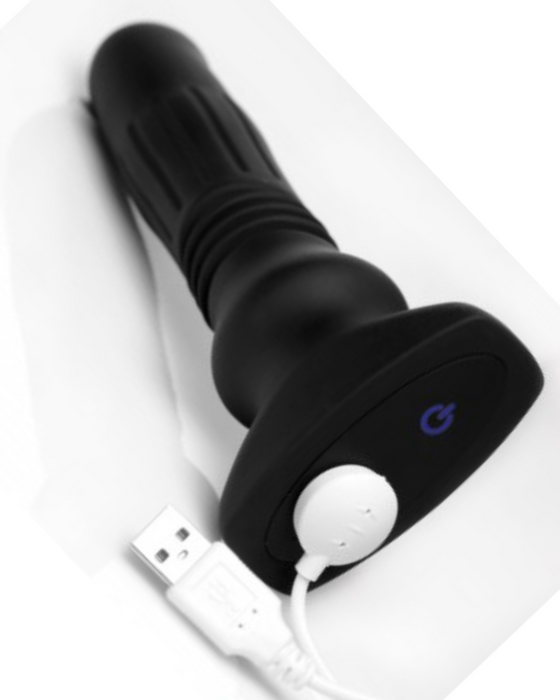 Thunder Plugs Swelling and Thrusting Silicone Plug with Remote Control  charging