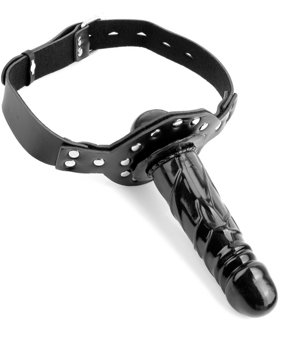 Fetish Fantasy Series Deluxe Ball Gag with Dildo on a white background
