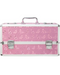 Lockable Vibrator Case Large Double Tiered - Pink