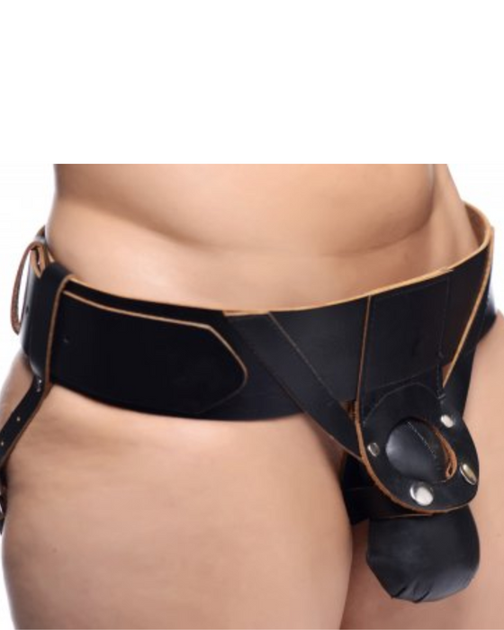 Powerhouse Supreme Leather Strap-on Harness