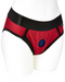 Em. Ex. Active Harness Wear, Contour Strap-On Harness Brief by Sportsheets on a mannequin