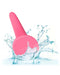 She-ology™ 5-piece Wearable Vaginal Dilator Set by CalExotics - pink dilator splashing in water