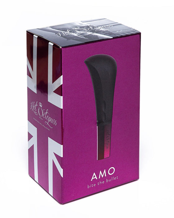 Amo Powerful Silicone Rechargeable Bullet by Hot Octopuss box
