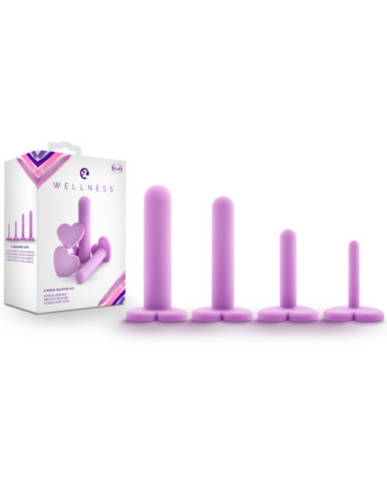 Wellness Vaginal Dilator Kit Graduated Set of 4 by Blush with box