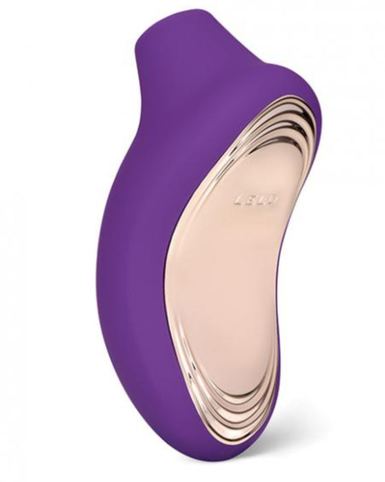 Lelo Sona 2 Waterproof Pressure Wave Clitoral Massager - Purple view of the back panel