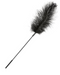 A luxury Sportsheets Ostrich Feather Tickler with a long handle set against a light background.