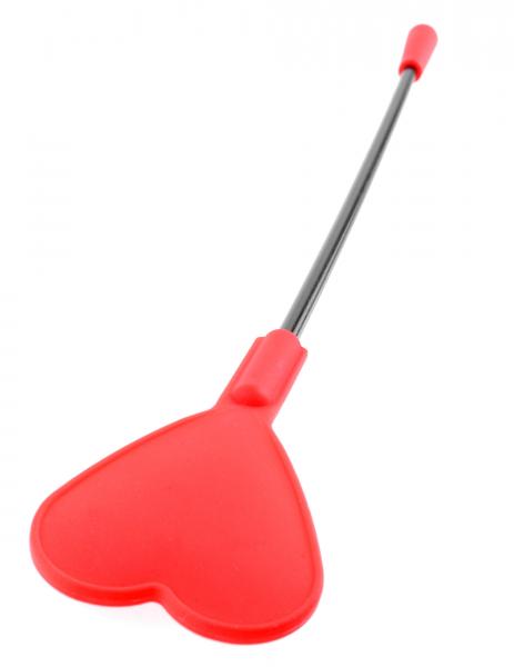 Fetish Fantasy Silicone Red Heart Crop - 28 inches