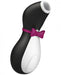 Satisfyer Pro Penguin Pressure Wave Waterproof Silicone Stimulator against a white background