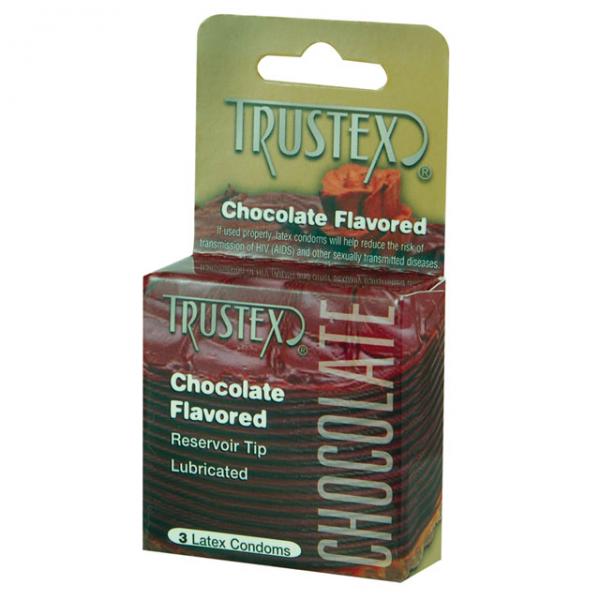 Trustex Flavored Condoms Chocolate 3 Pack