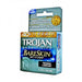 A box of Paradise Marketing Trojan Bareskin Thinner Latex Condoms (3 Pack), advertising 40% thinner material for increased sensitivity and a feel closer to natural, with a premium lubricant, containing 3 lubricated latex condoms.