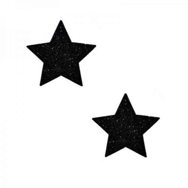 Neva Nude Pasty Starry Night Glitter Malice Black Set Of 6