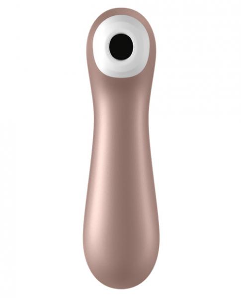 Satisfyer Pro 2 Vibration Clitoral Stimulator front view of the clitoral hole