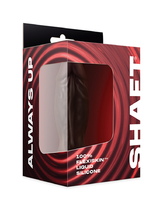 Shaft Ultra Realistic Penis Shaped Silicone Bullet - Chocolate
