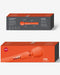 Fun Factory Vim Flexible Wand Vibrator - Orange front and back of orange product box 