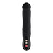 Fun Factory Big Boss G5 Silicone Waterproof Vibrator - Black Line front view of the button panel against a white background