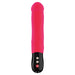 Fun Factory Big Boss G5 Silicone Waterproof Vibrator - Pink  front view of the button panel against a white background