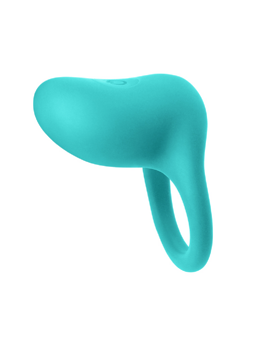 Inya Regal Vibrating Silicone Cock Ring - Teal