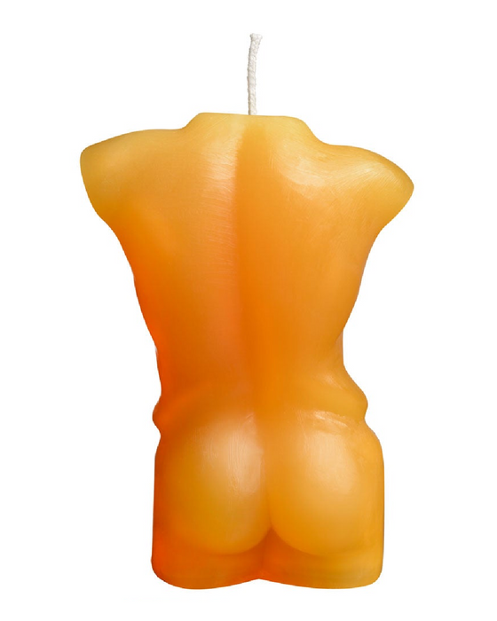 Lacire Torso Form 4 Drip Candles showing back and buttocks