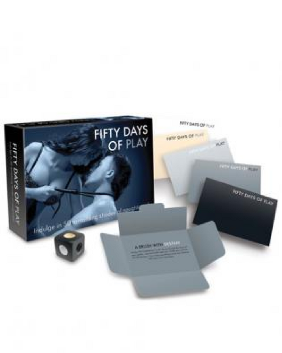 Fifty Days of Play Fifty Shades of Grey Couples Game box with cards and dice 