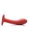 Simply Sweet 7 Inch Slim G-Spot Dildo with Heart Base - Pink sideview 