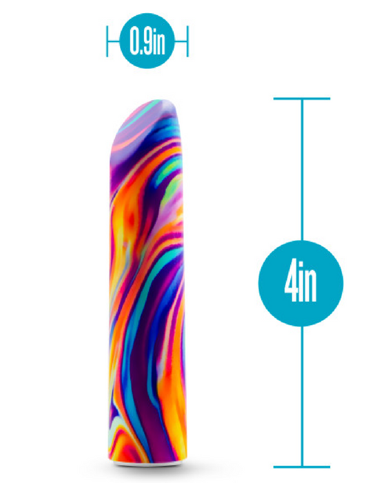Limited Addiction Power Bullet Vibe - Psyche graphic showing size 