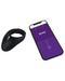 We-Vibe Bond Vibrating Couples Ring product next to phone showing the app 