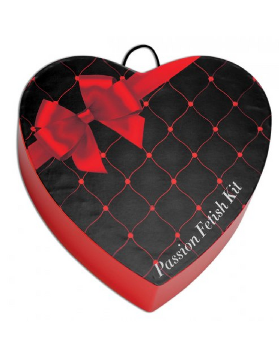 Passion Fetish Sexy BDSM Toy Kit with Heart Gift Box closed box
