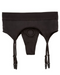 Boundless Backless Strap-on Thong with Garter - 2XL/3XL FRONT VIEW LAID FLAT